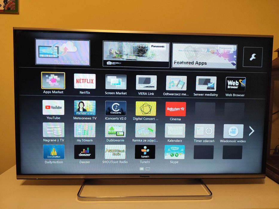 Telewizor Panasonic TX-AS 650 47" 3D 1200Hz 178° A++