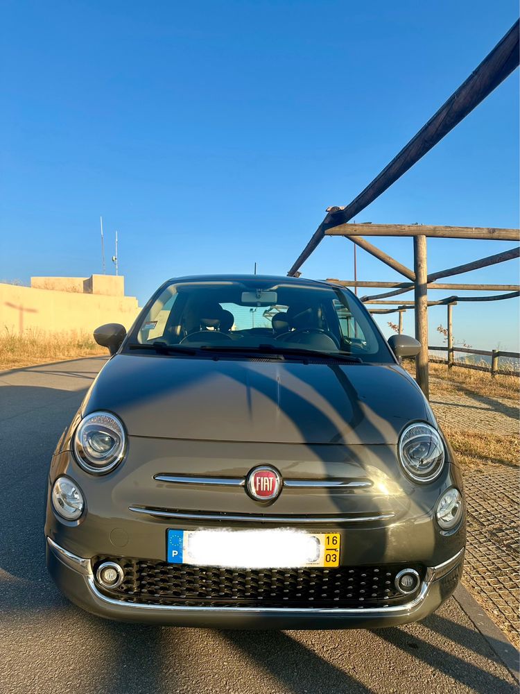 Fiat 500 1.2 c/teto panorâmico