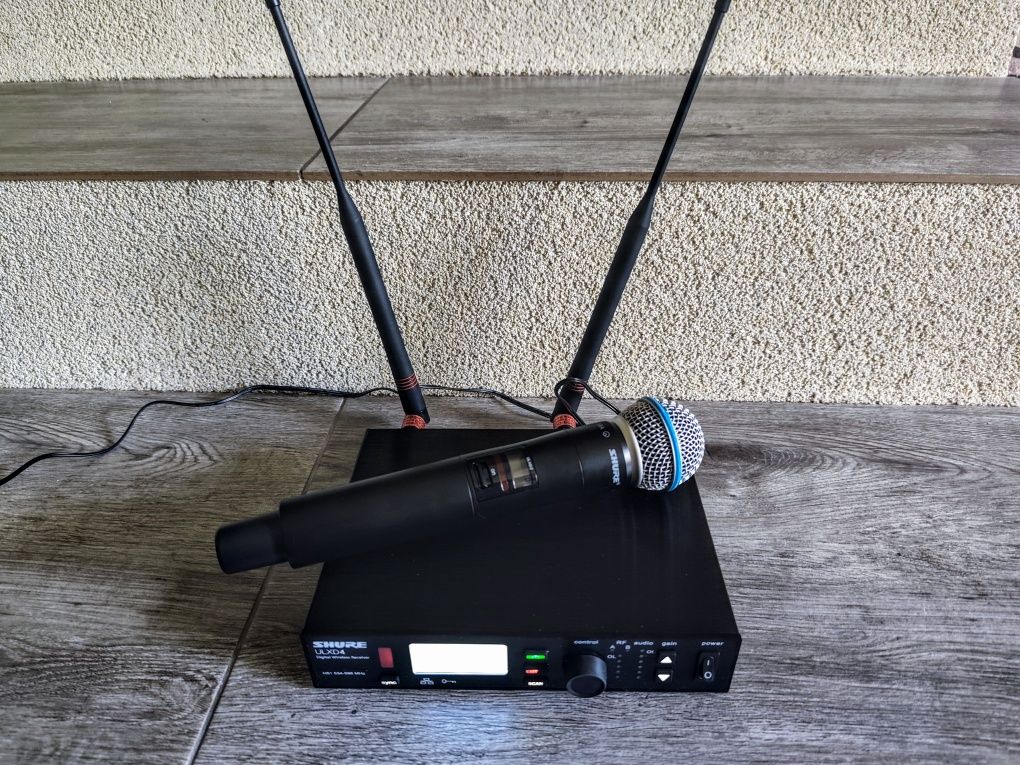 Profesjonalny mikrofon ULXD4 beta58 j stacja shure