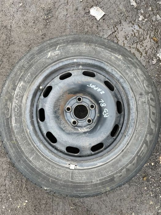 KOŁO ZAPASOWE FELGA Z OPONĄ 5X100 195/65 15&#039; 1J0601027Q AUDI A3 GOLF IV BORA SKODA OCTAVIA I SEAT LEON I TOLEDO II