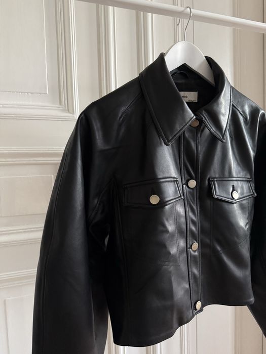 Mango Faux Leather Jacket - kurtka ze skóry ekologicznej
