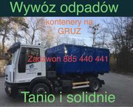 kontener kontenery na odpady poremontowe gruz papa styropian
