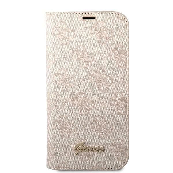 Etui Guess 4g Vintage Gold Logo na iPhone 14 Plus - różowe