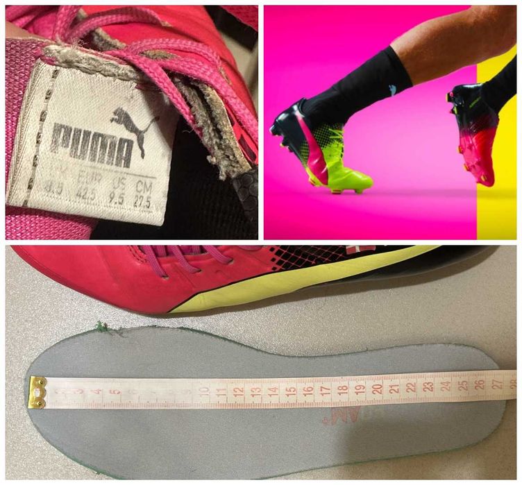 Профи бутсы Puma evoPower 1.3 Tricks FG р-р EUR-42,5/42-27 см.