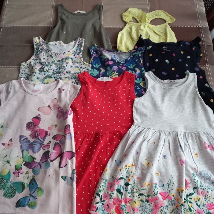 Sukienki letnie, H&M, Atut, Lupilu, Rozmiar 98/104 Zestaw