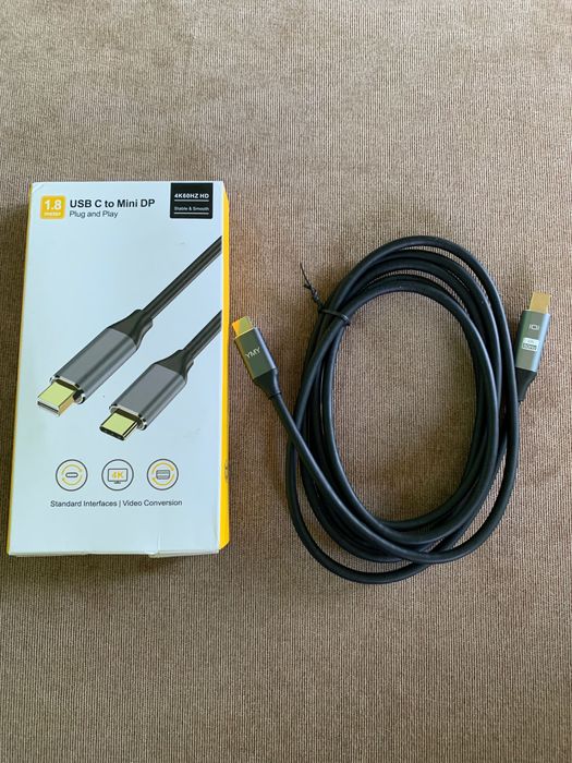 Кабель USB-C на Mini DisplayPort (Mini DP)