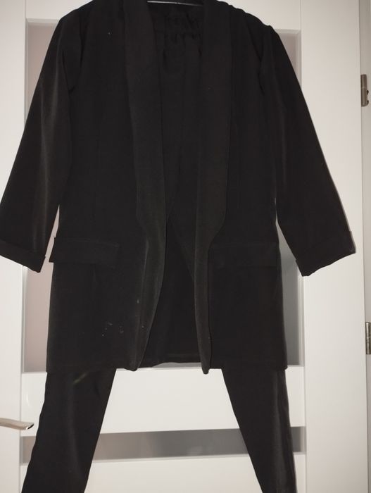 Komplet damski spodnie S żakiet M