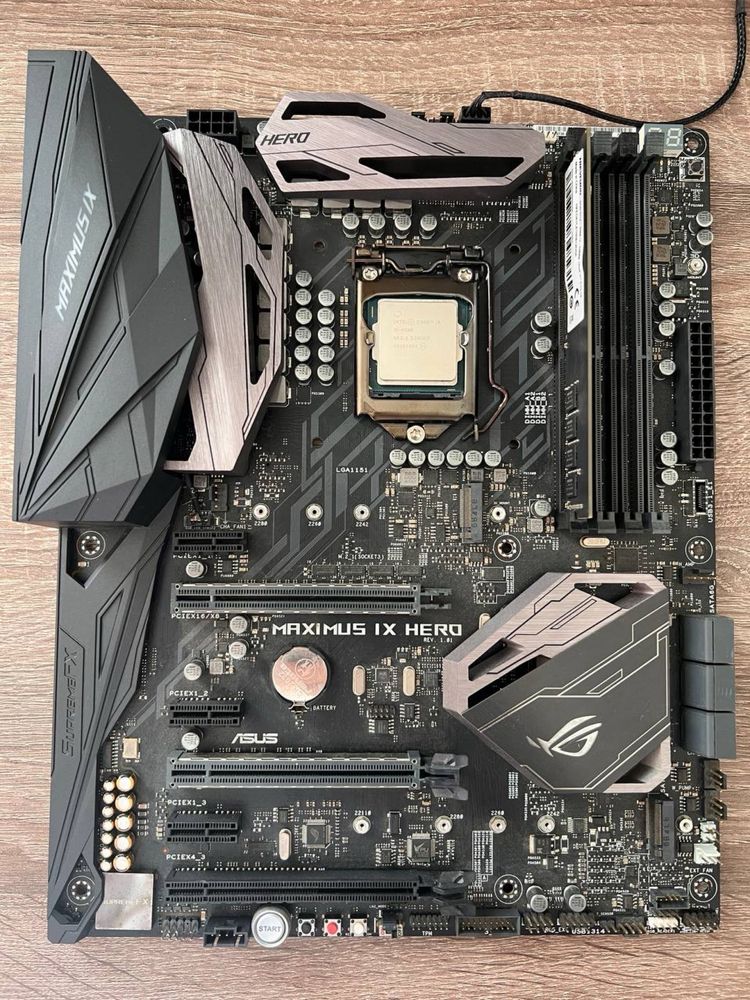 Материнська плата Asus Maximus IX Hero + Intel Core i5-7600 + Оператив