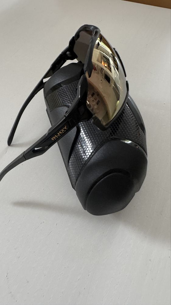 Okulary na rower Rudy Project Cutline Multilaser Gold