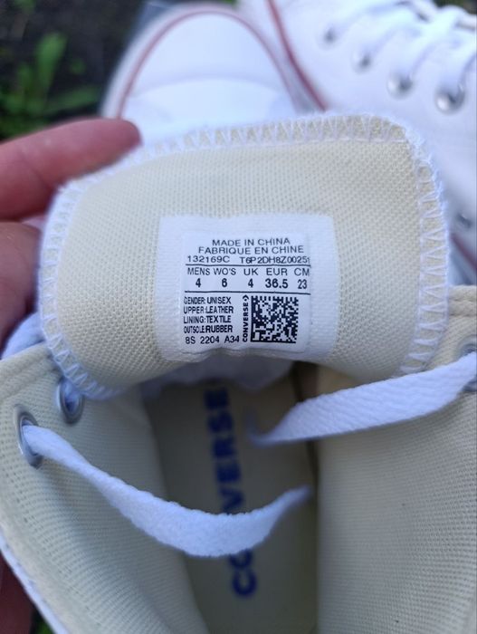 Кеди Converse шкіряні 36.5р