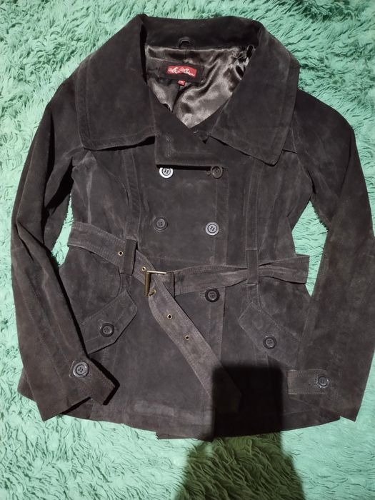 Курточка кожа замша