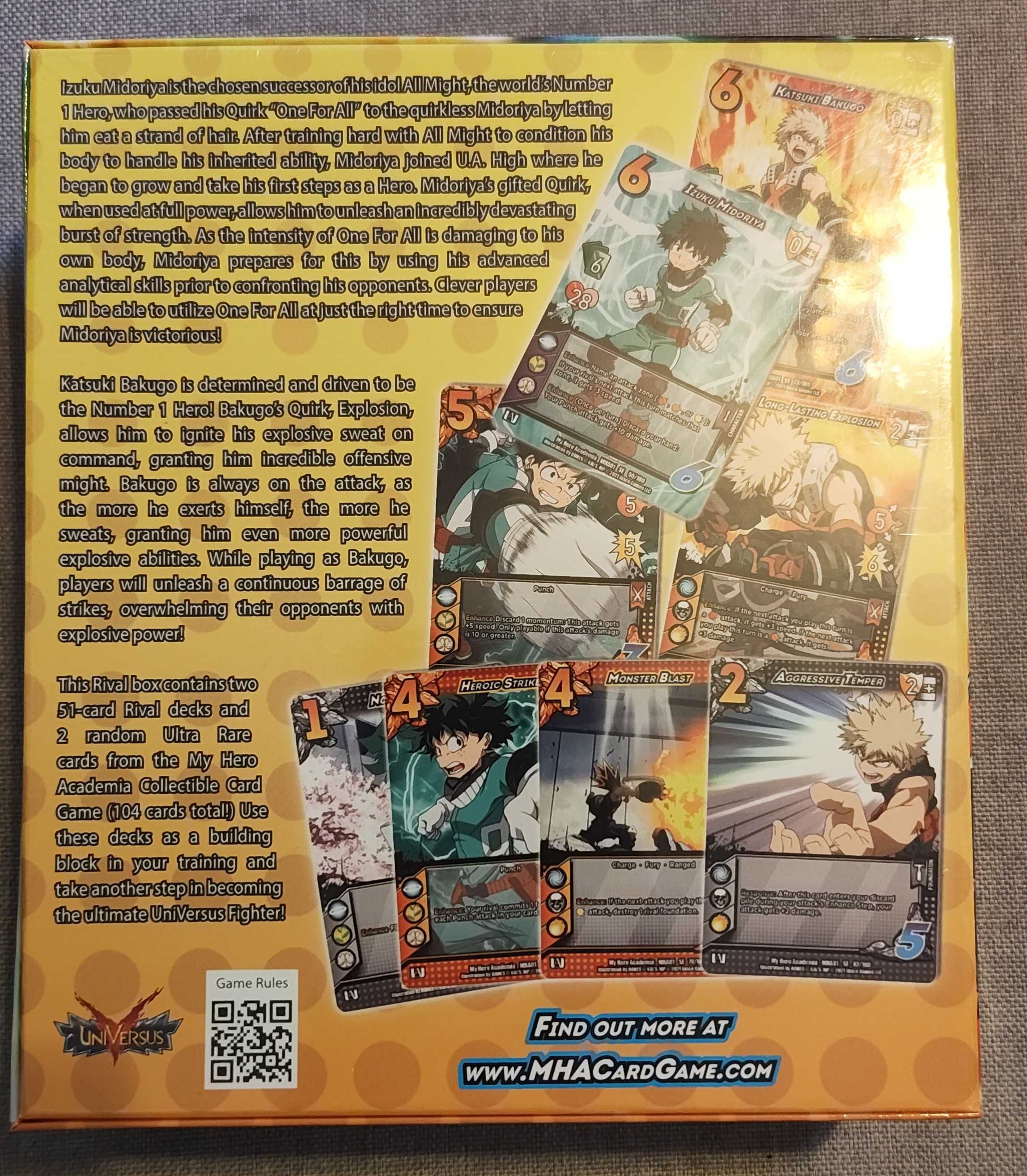 Cartas My Hero Academia SELADAS