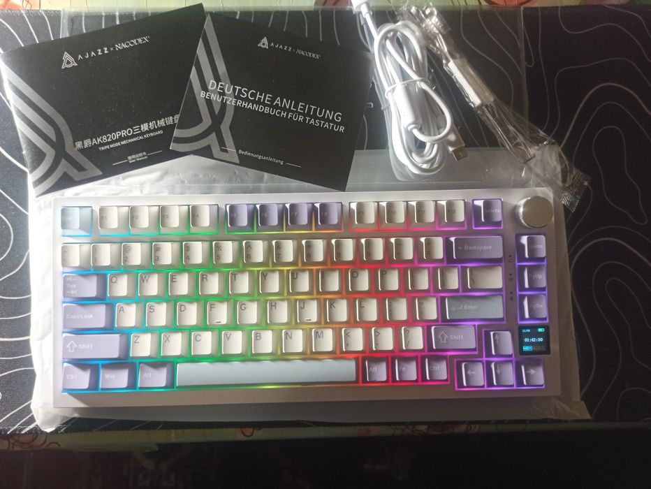 AJAZZ AK820 PRO Беспроводная Механическая Клавиатура