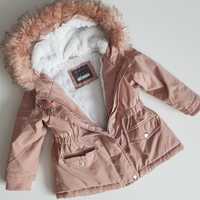 Kurtka parka primark ocieplana 9-12