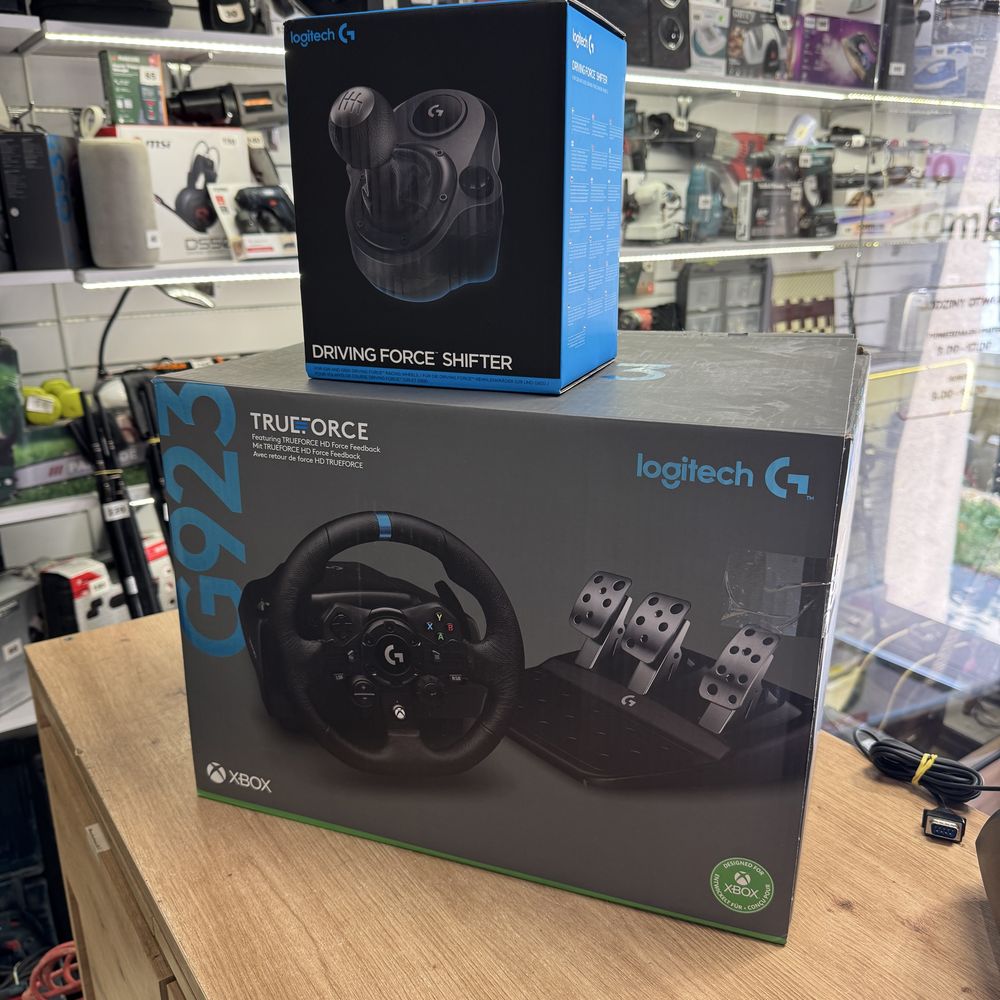 Kierownica Logitech G923 + Shifter Xbox -- otoLombard Lumik Kalisz