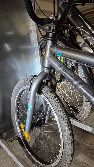 Rower BMX TABOU Gravity 3.0 Black steel blue dziecięcy młodzieżowy 20"