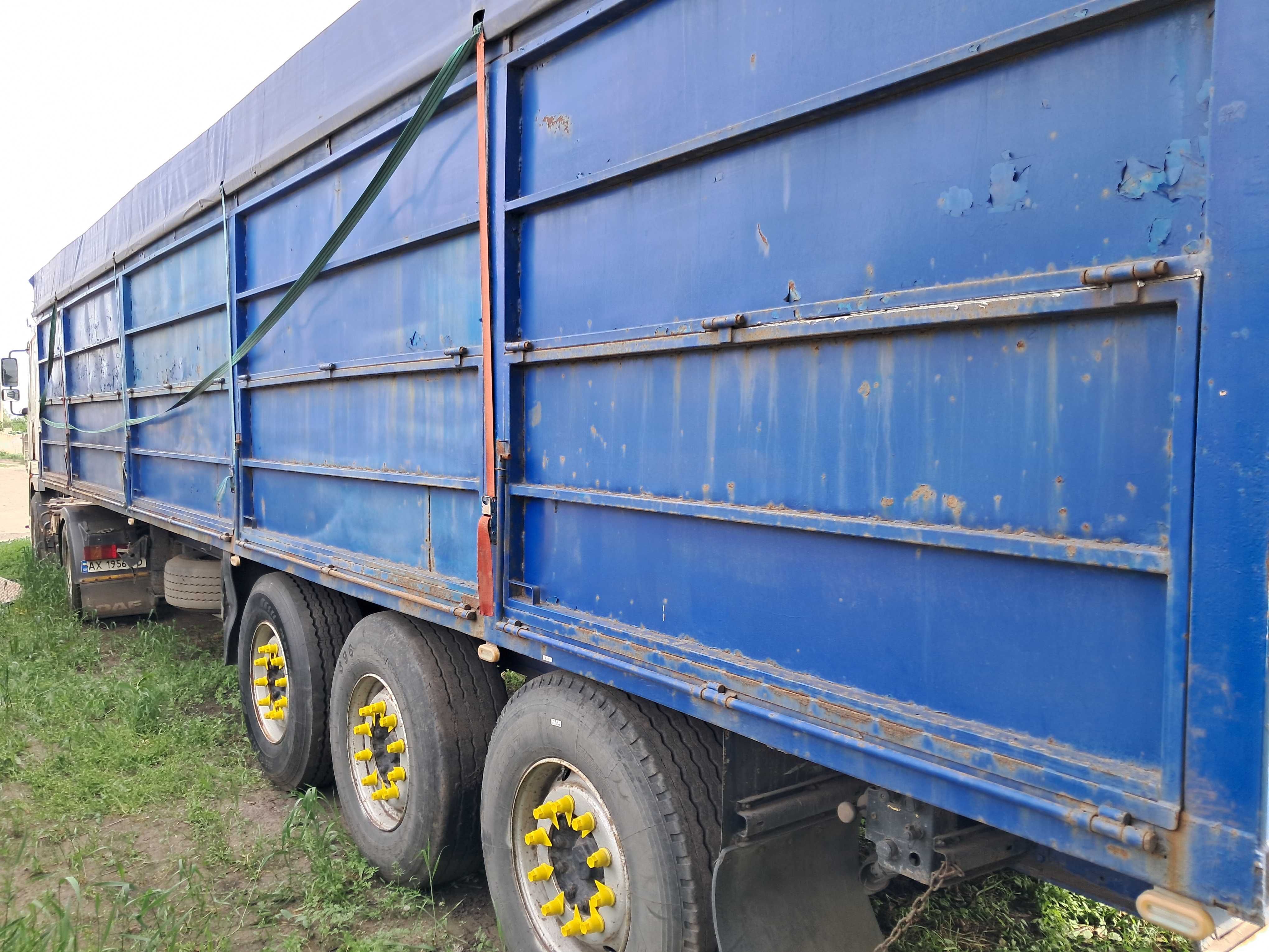 Полуприуеп зерновоз бортовый
