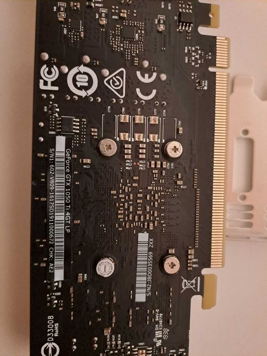 Placa gráfica MSI Nvidia GeForce 1050 Ti (versão low profile)