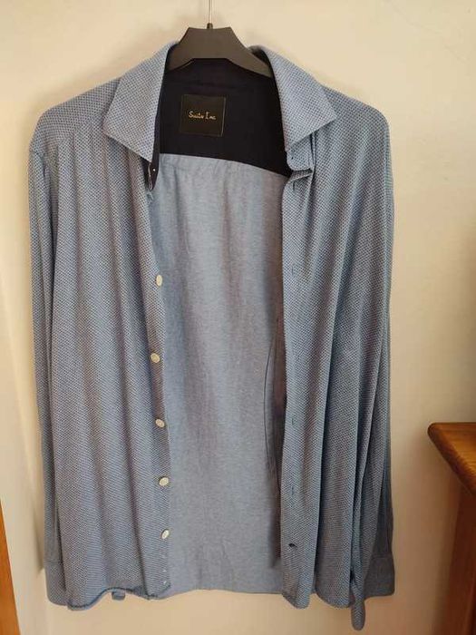 Camisa Suits Inc Azul