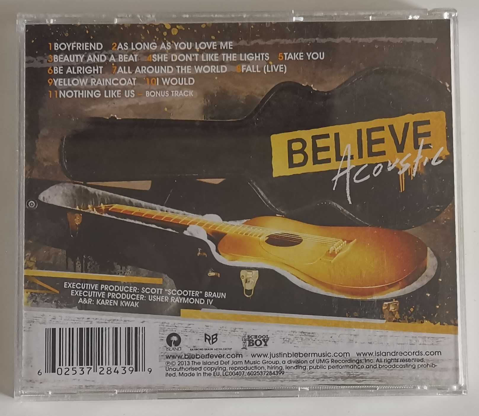 Justin Bieber – Believe Acoustic, CD