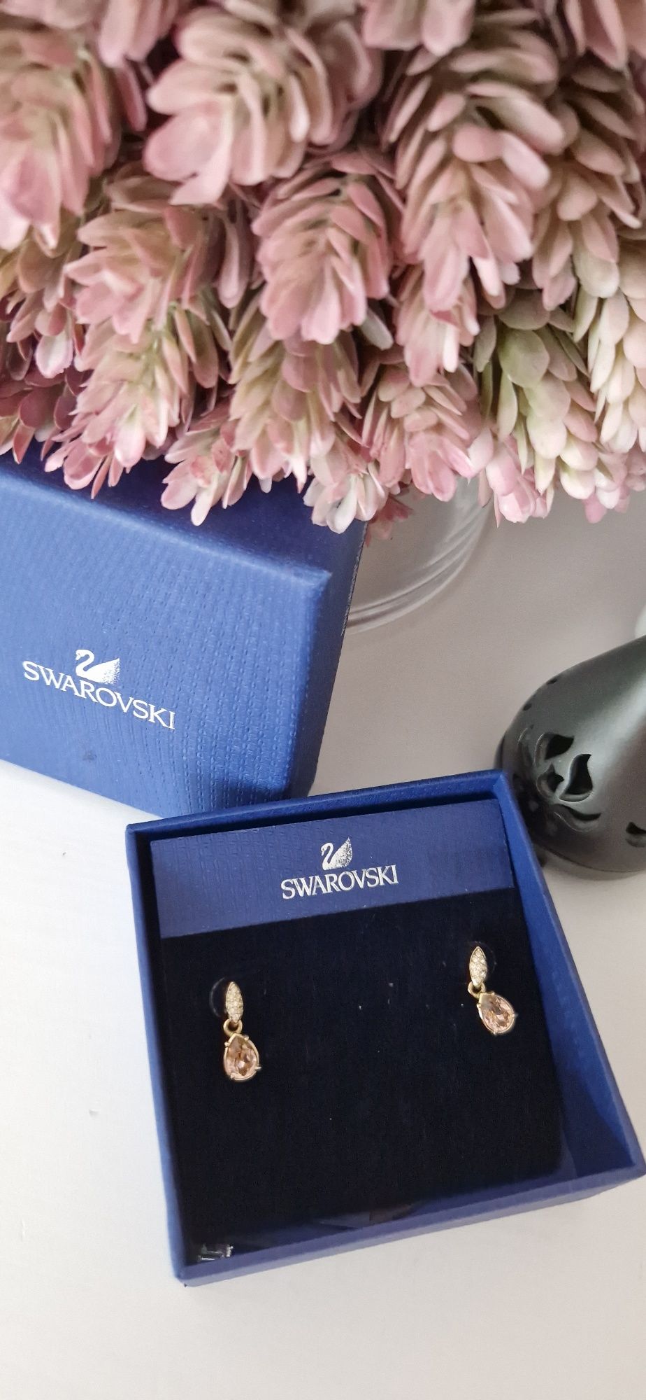 Nowe kolczyki Swarovski krysztal cyrkonie Łezki