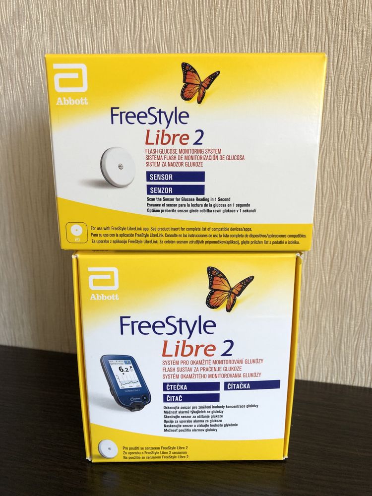 До всіх європейських сенсорів Рідер Freestyle Libre 2 ммоль/л, новий