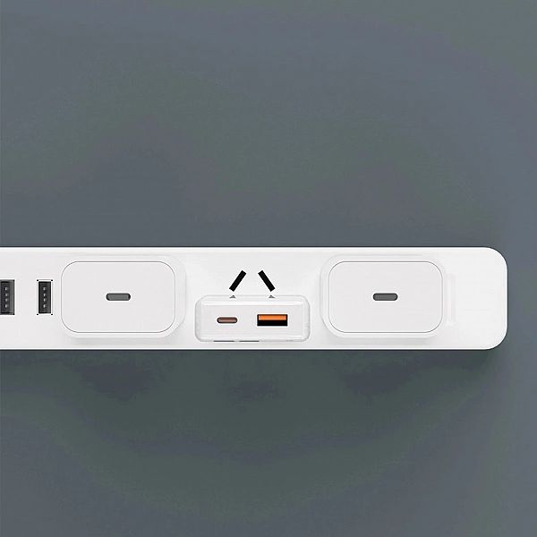 Ładowarka sieciowa GaN Dudao A30EU 30W USB-A / USB-C - biała