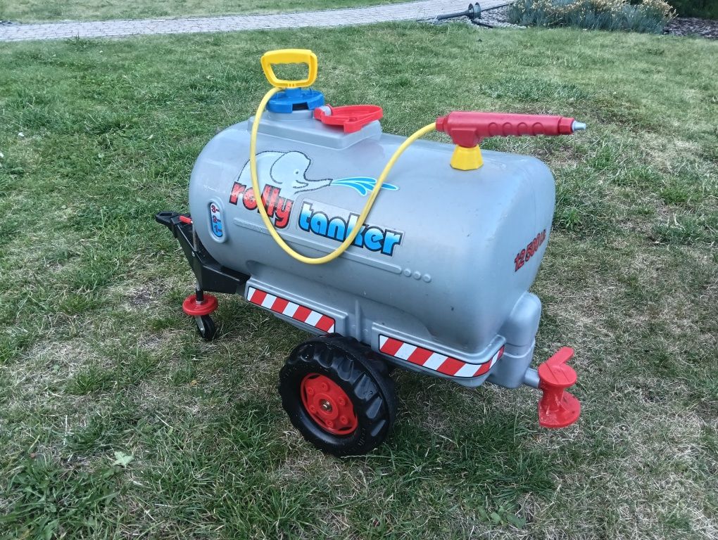 Traktor pedały ładowarka opryskiwacz beczka przyczepka pług Rolly toys