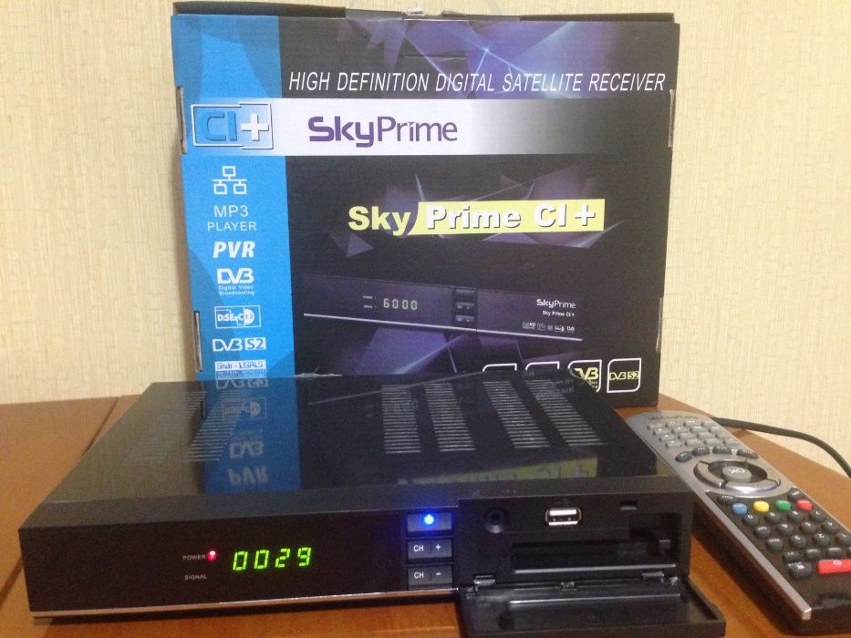 Тюнер SkyPrime HD CI+ официальный CІ+ НОВЫЙ