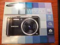 Nowy aparat cyfrowy Samsung WB 650 z wyposażeniem