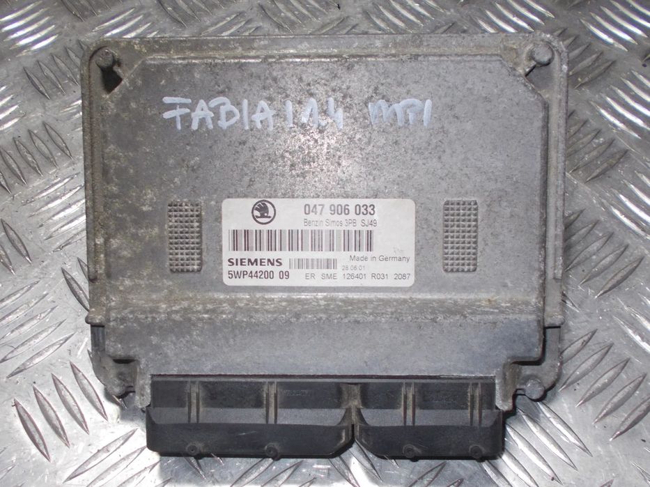 Skoda Fabia I - sterownik silnika 1.4 8V MPI 64KM