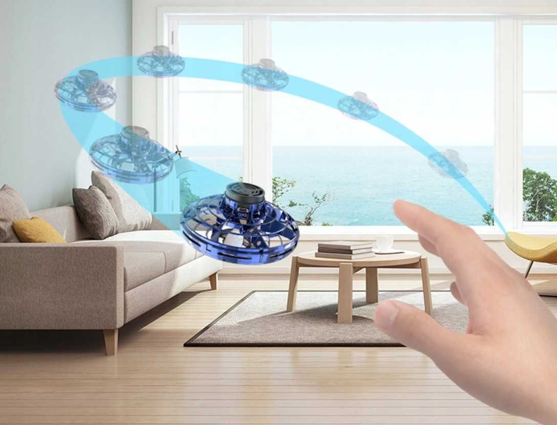 Flynova latający Fidget Spinner Dron Ufo LED