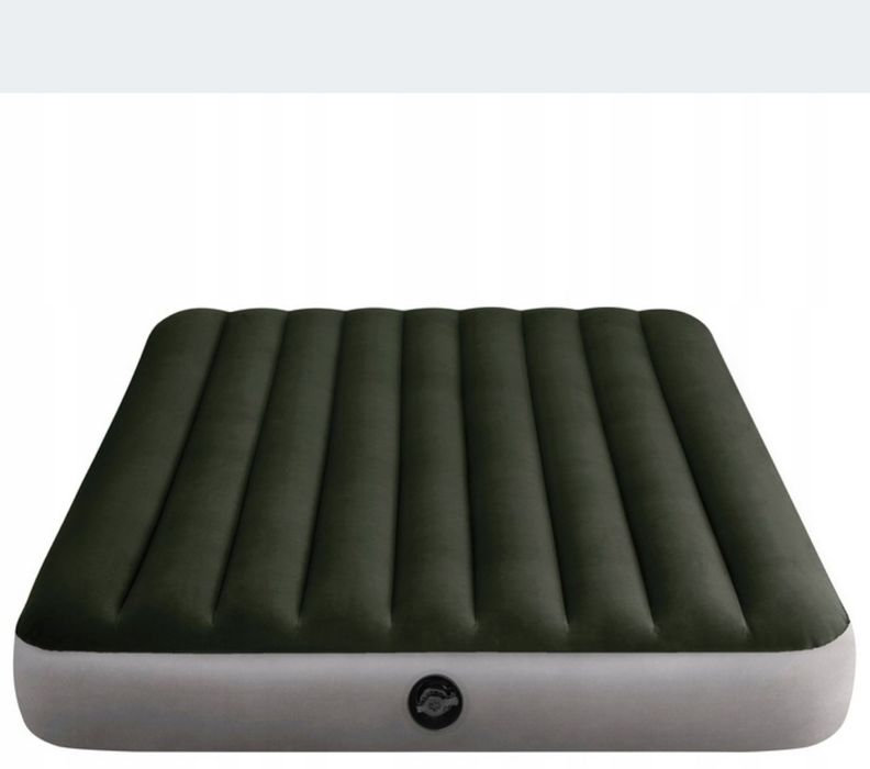 Materac dwuosobowy Intex 203 x 152 x 25 cm odcienie zieleni