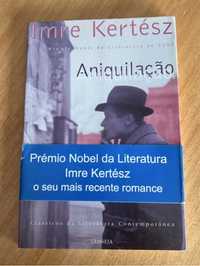 Livro “Aniquilação” de Imre Keetész