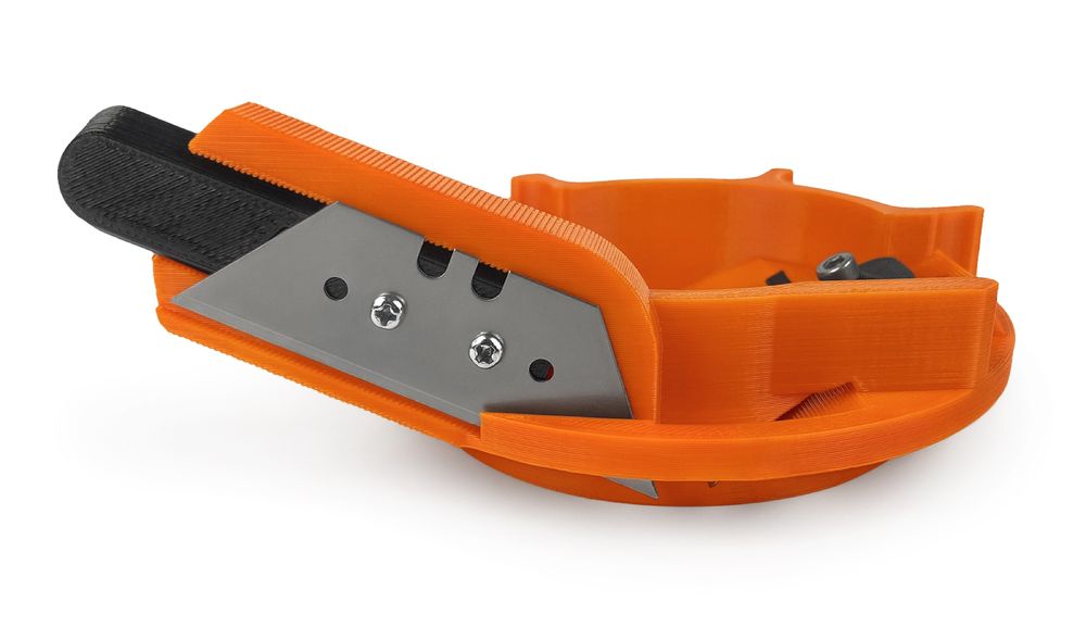 Фаскосниматель для подрозетников в гипсокартоне с регулировкой лезвий