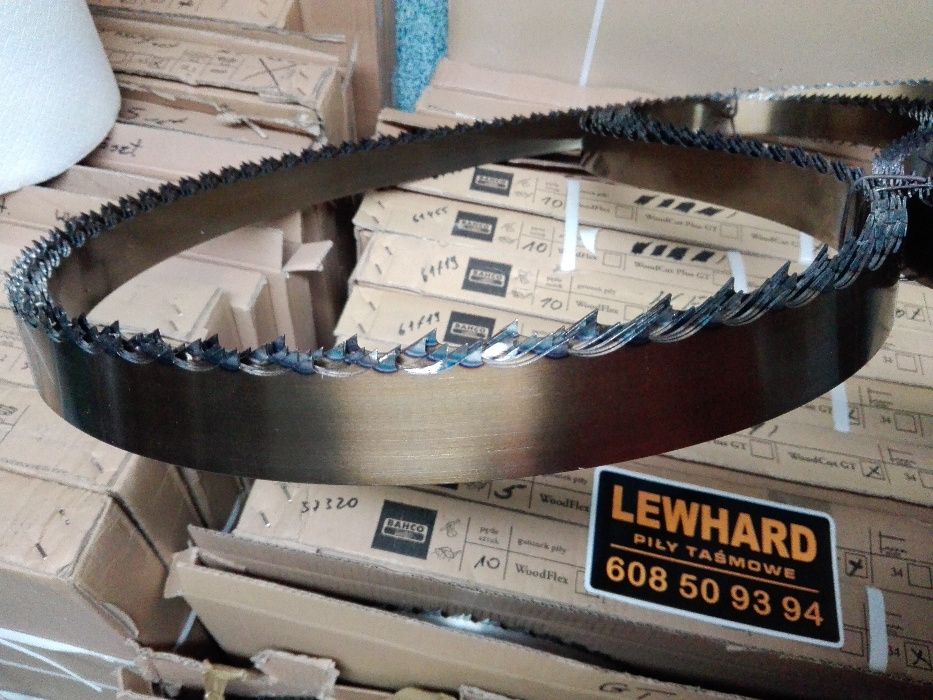 Mocna Niemiecka Piła taśmowa do drewna LEWHARD Gold GT 35x1.1x4000 ROH