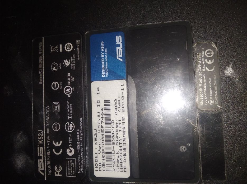 Клавіатура Корпус з динаміками та тачпадом Ноутбук Asus K52J JU JR