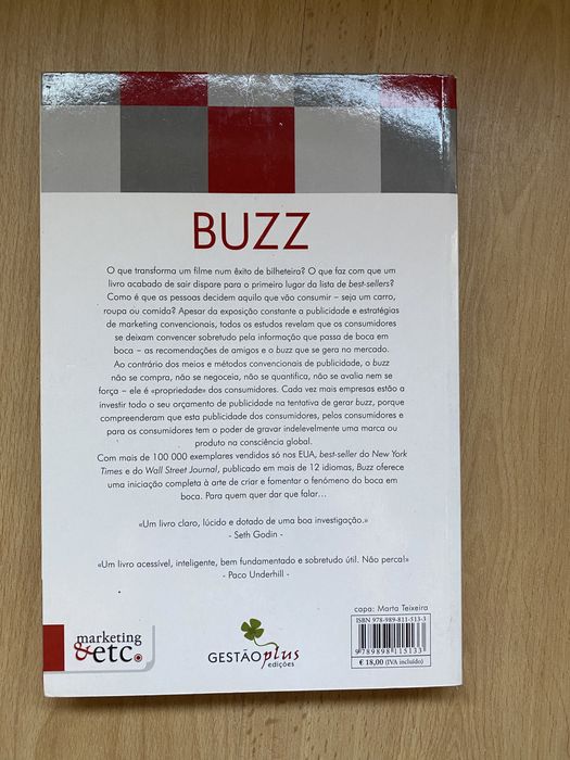 Livro Buzz Marketing de Boca em Boca de Emanuel Rosen
