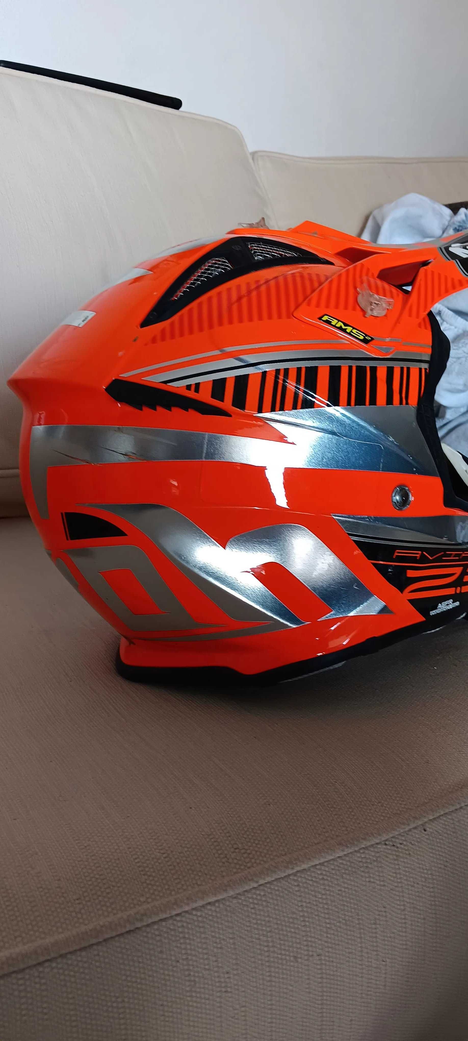 Capacete motocross XL