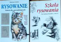 Szkoła rysowania dwie książki