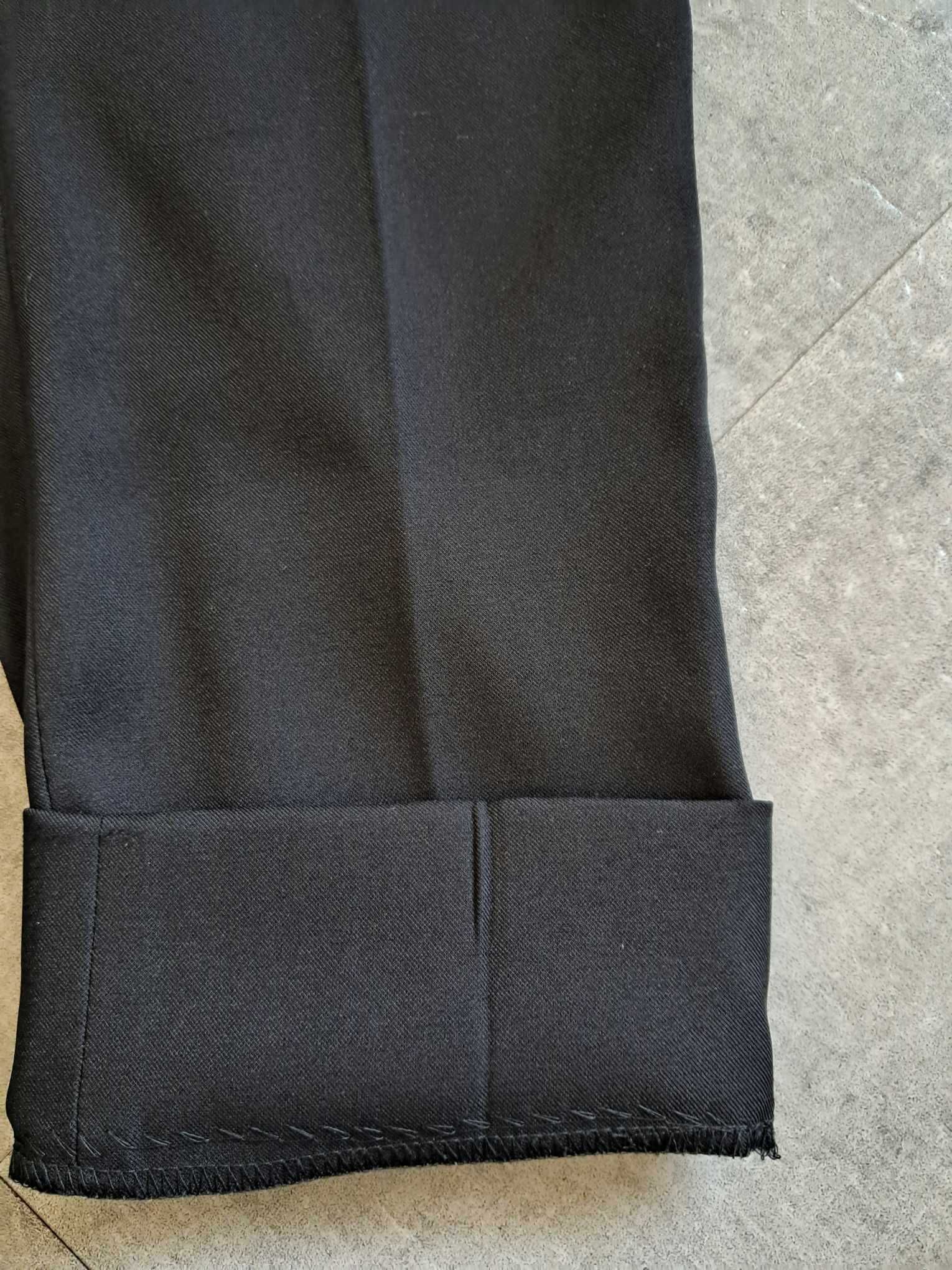 Czarne eleganckie spodnie dla chłopca