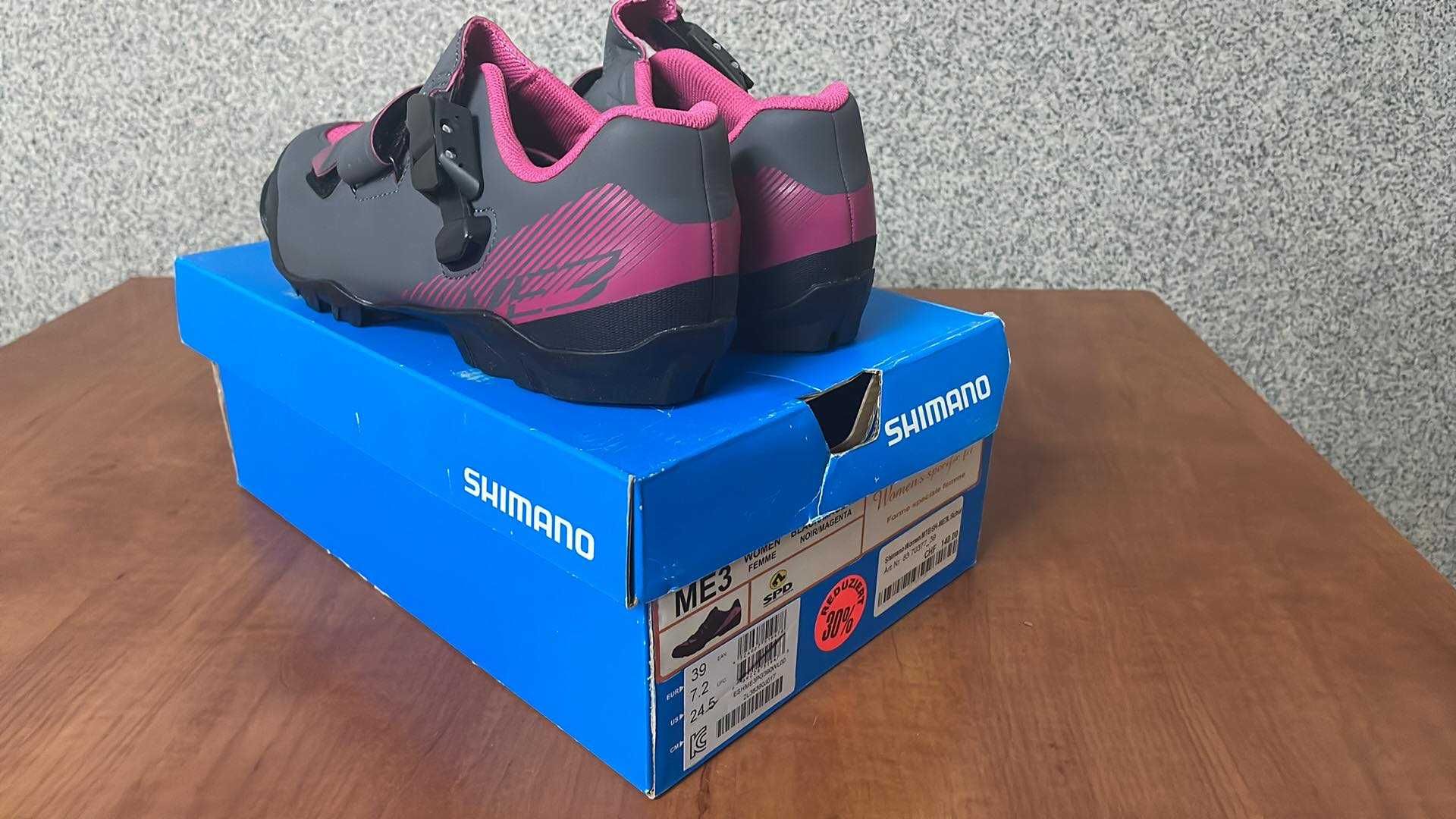 Buty rowerowe Shimano ME3 SPD women NOWE (r. 39) różne roz.