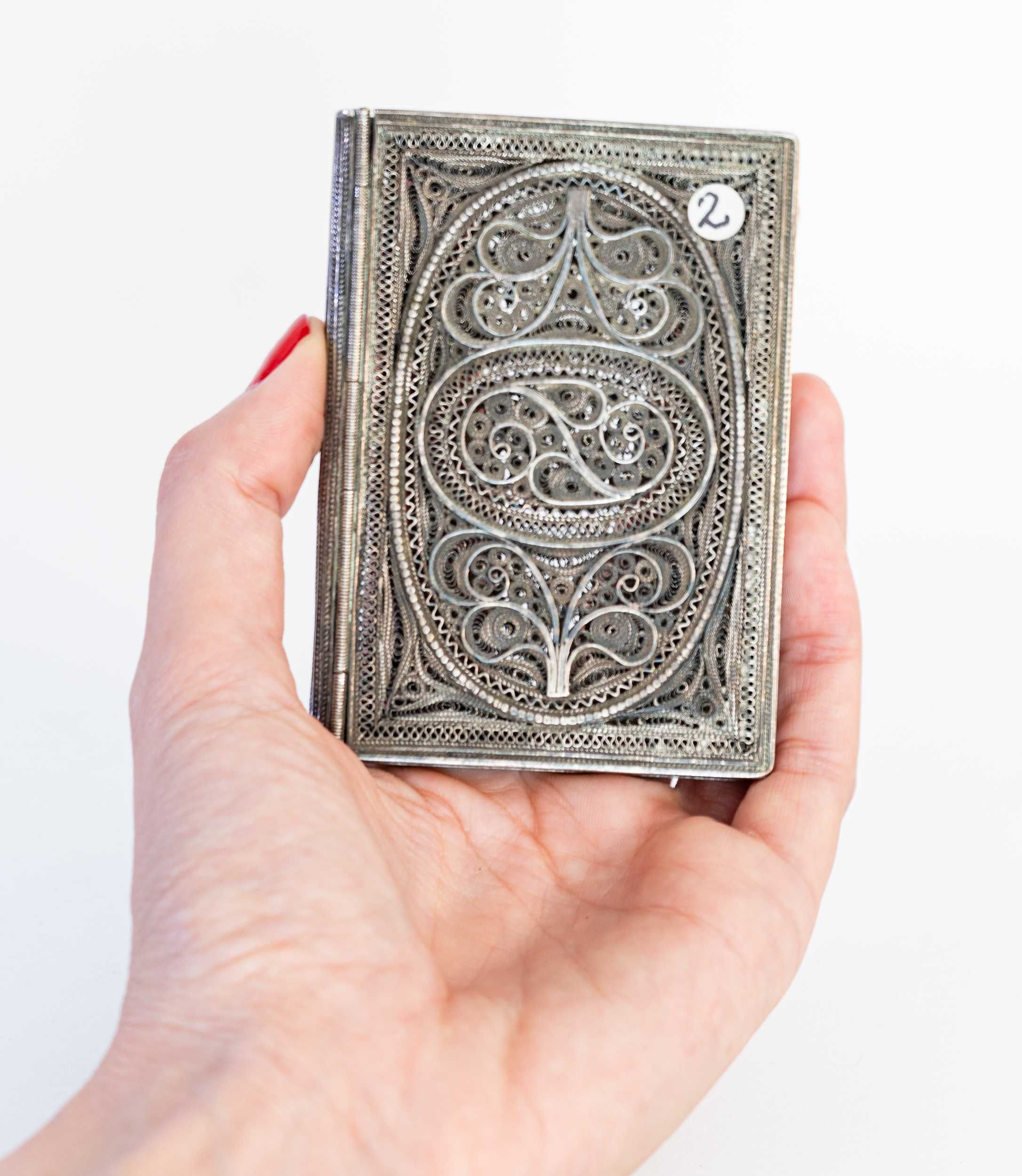 Porta cartões filigrana prata | século XIX