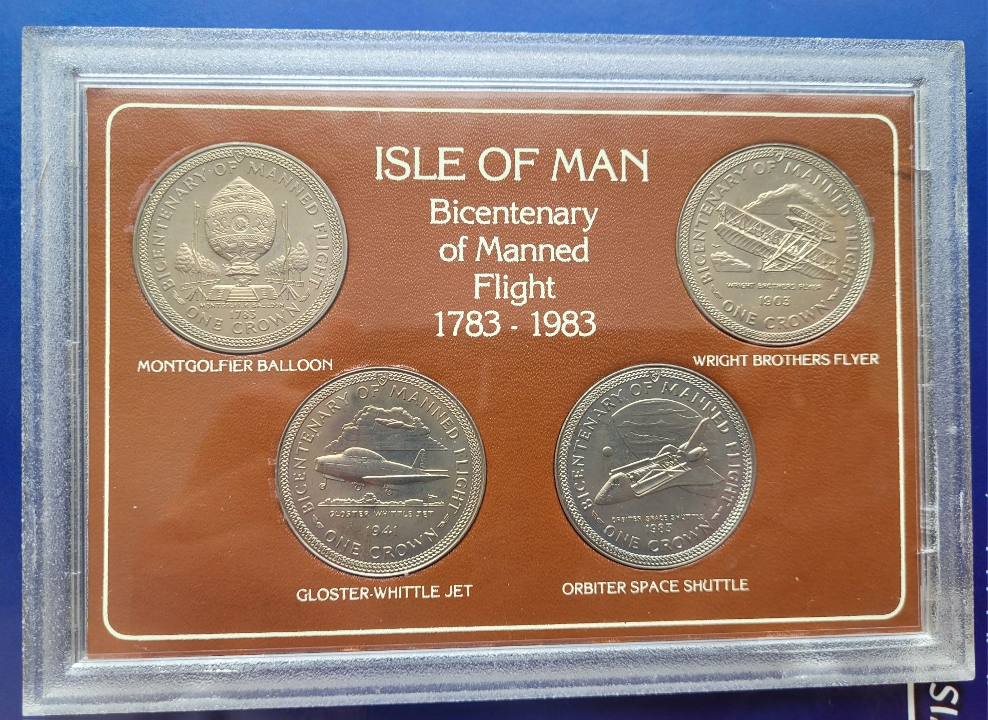 Zestaw monet Koron 1983 - Elizabeth II - Wyspa Man (83)