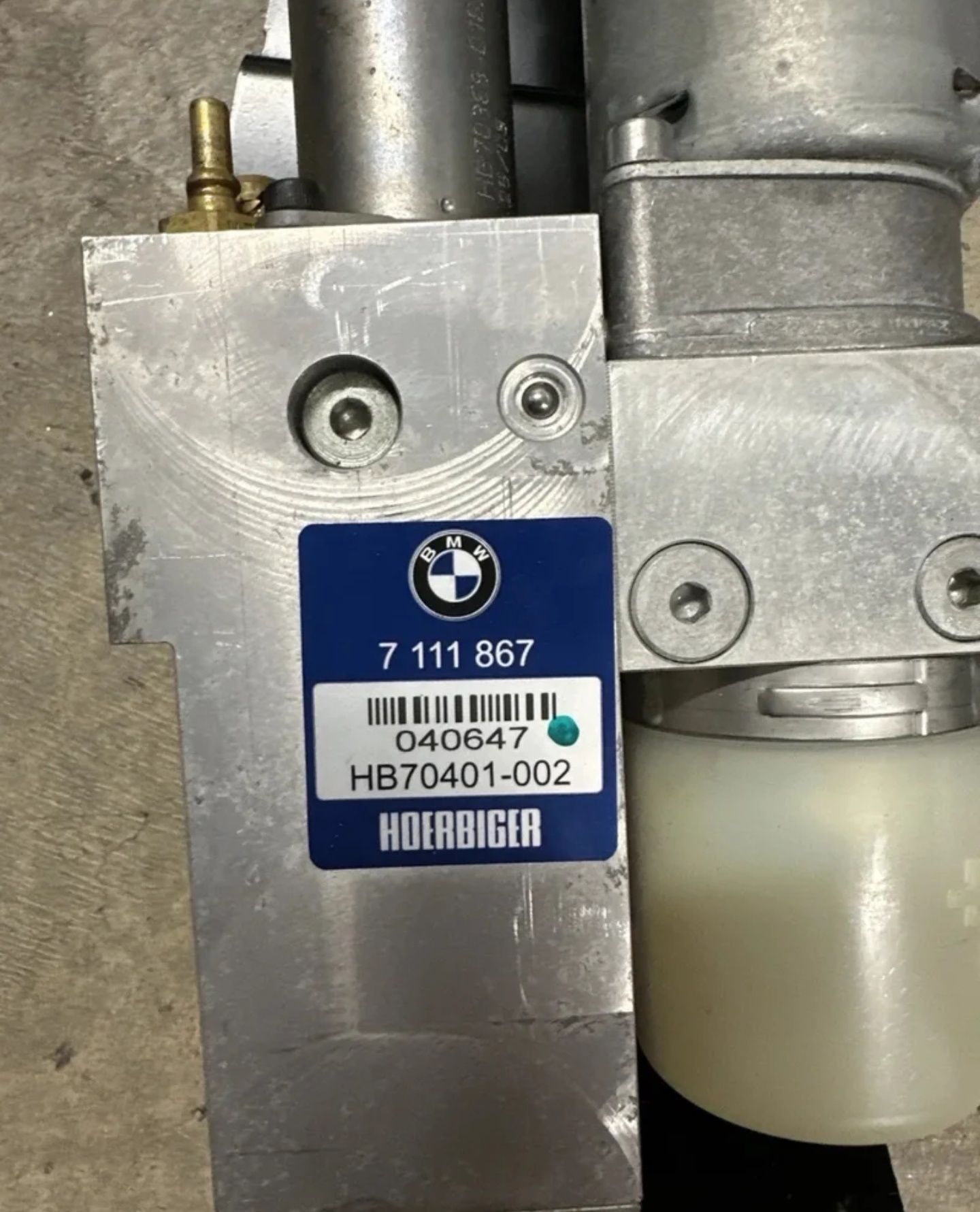 Motor hidráulico para mala eléctrica bmw e61