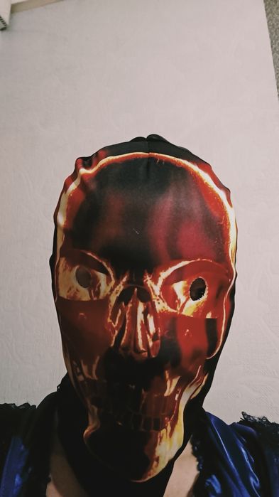 Halloween bal przebierańców czapka maska na głowę strój upiora czaszka