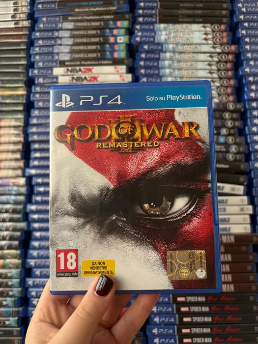 Гра God of War Remastered на ps4, диск з грою на пс 4, ліцензія