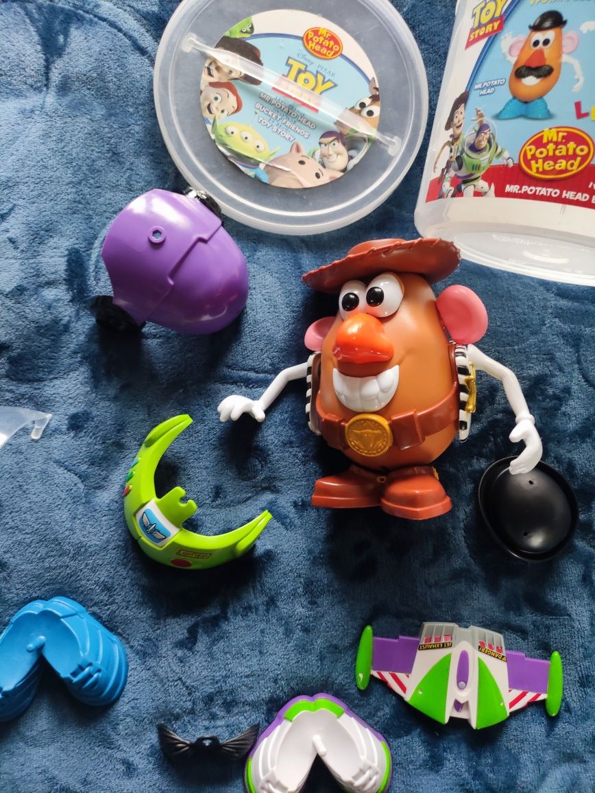 Mr.Potato Head wiadro Toy Story orginalny produkt Hasbro dla dzieci 3+