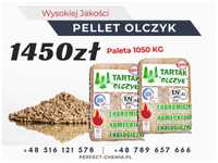 Pellet Olczyk EnPlus A1 6mm - Paleta 1050KG - Pakowany w workach 15KG