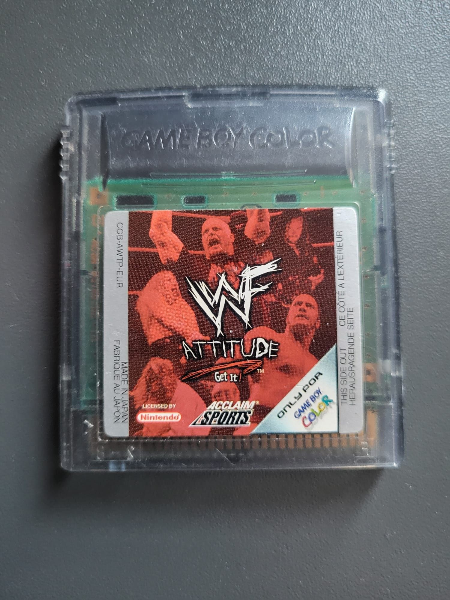 WWF attitude gameboy color